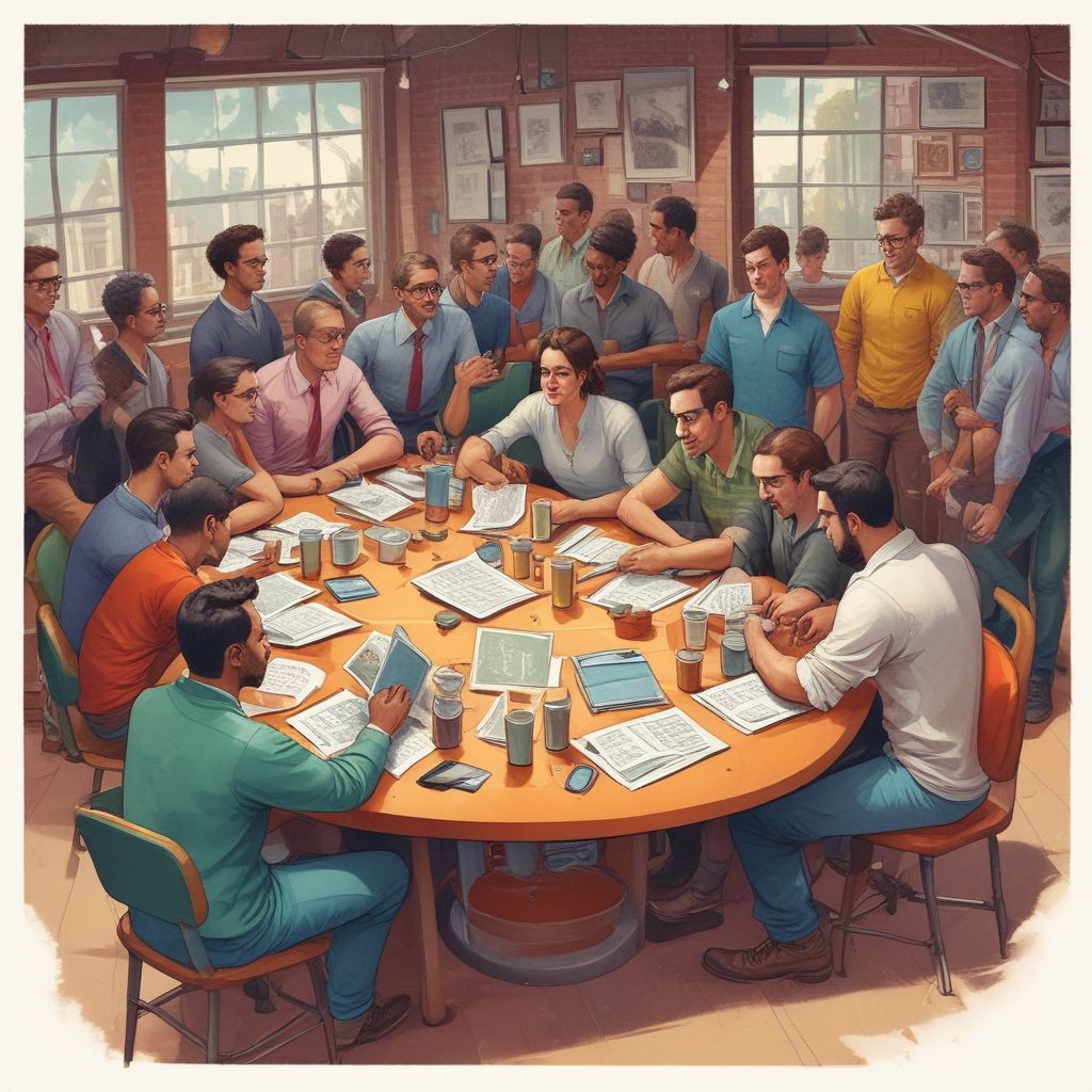 an illustration of a company culture that emphasizes authenticity, teamwork, and diversity